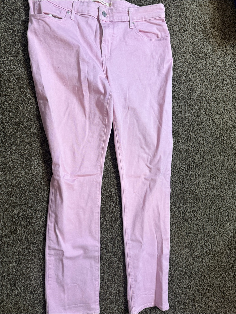 Levi's Light Pink Skinny Jeans